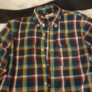 Hollister men's long sleeve button down shirt